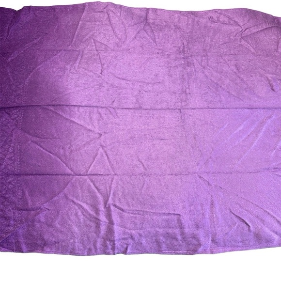 Pashmina Shawl Wrap Cashmere Silk Scarf in Purple/Lavender 26in x 75 in - Picture 7 of 16
